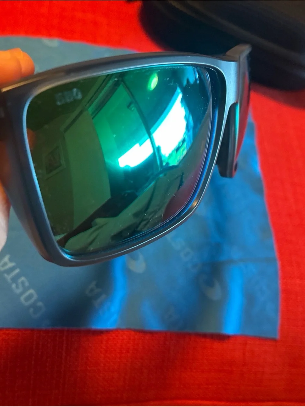 Costa Del Mar Rincon II Matte Smoke/Green Mirror 580G Polarized 64 mm Sunglasses